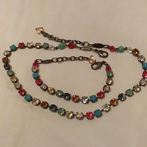 Sabika Joyful London Choker and Bracelet Set